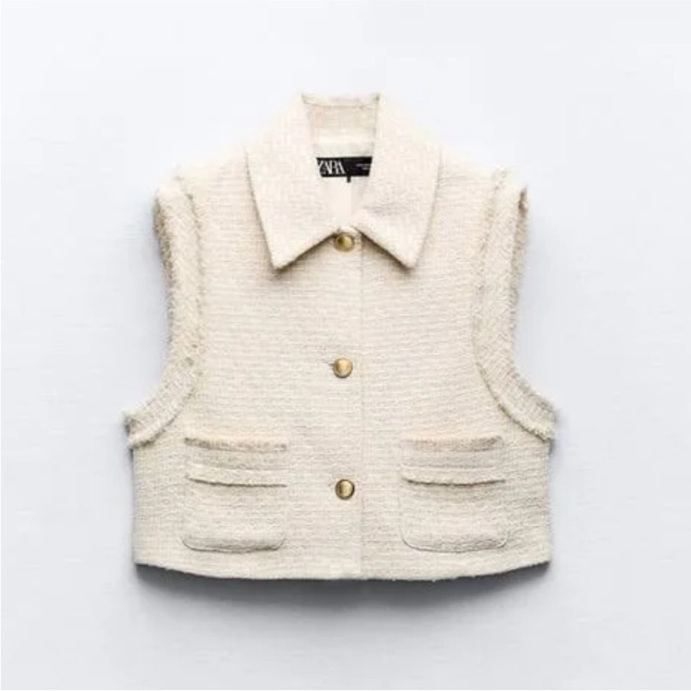 ZARA TEXTURED VEST (NWT)